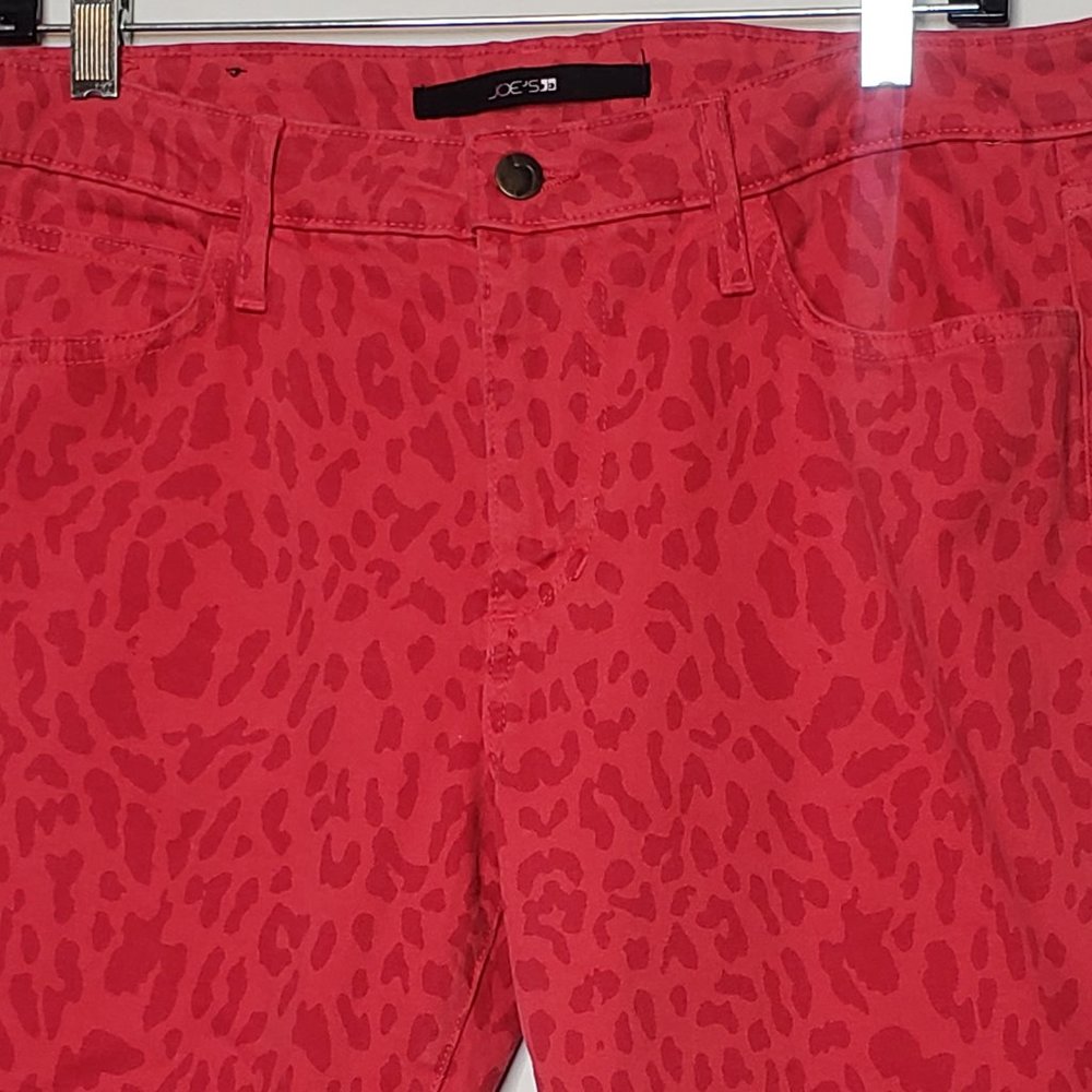 Joe's The High Water Red Leopard Jeans - Picture 6 of 14